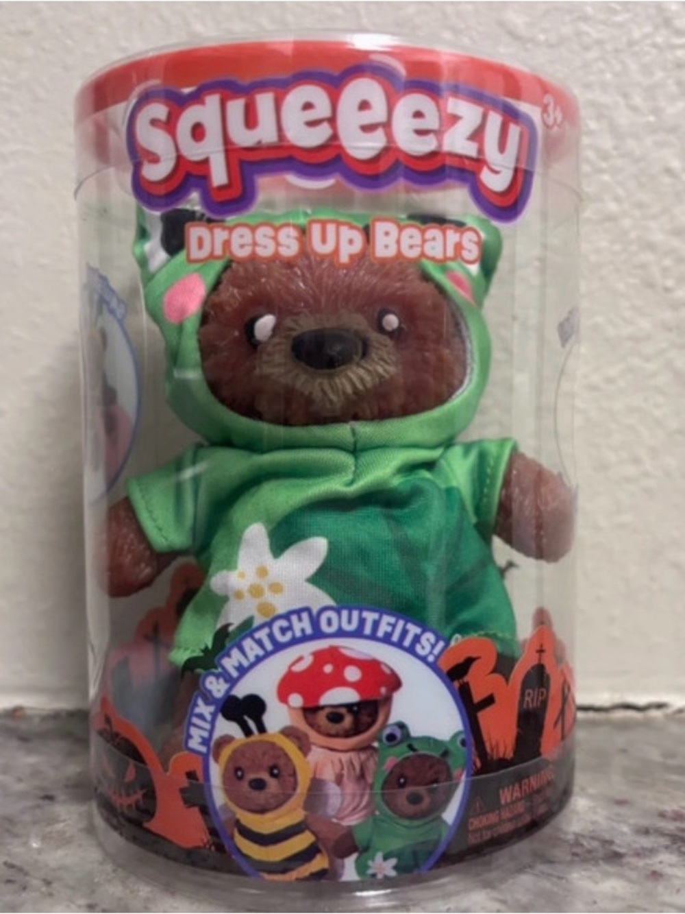 Sunny Days Squeezy Dress Up Bear - Frog Costume